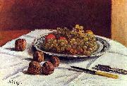 Alfred Sisley, Trauben und Nusse